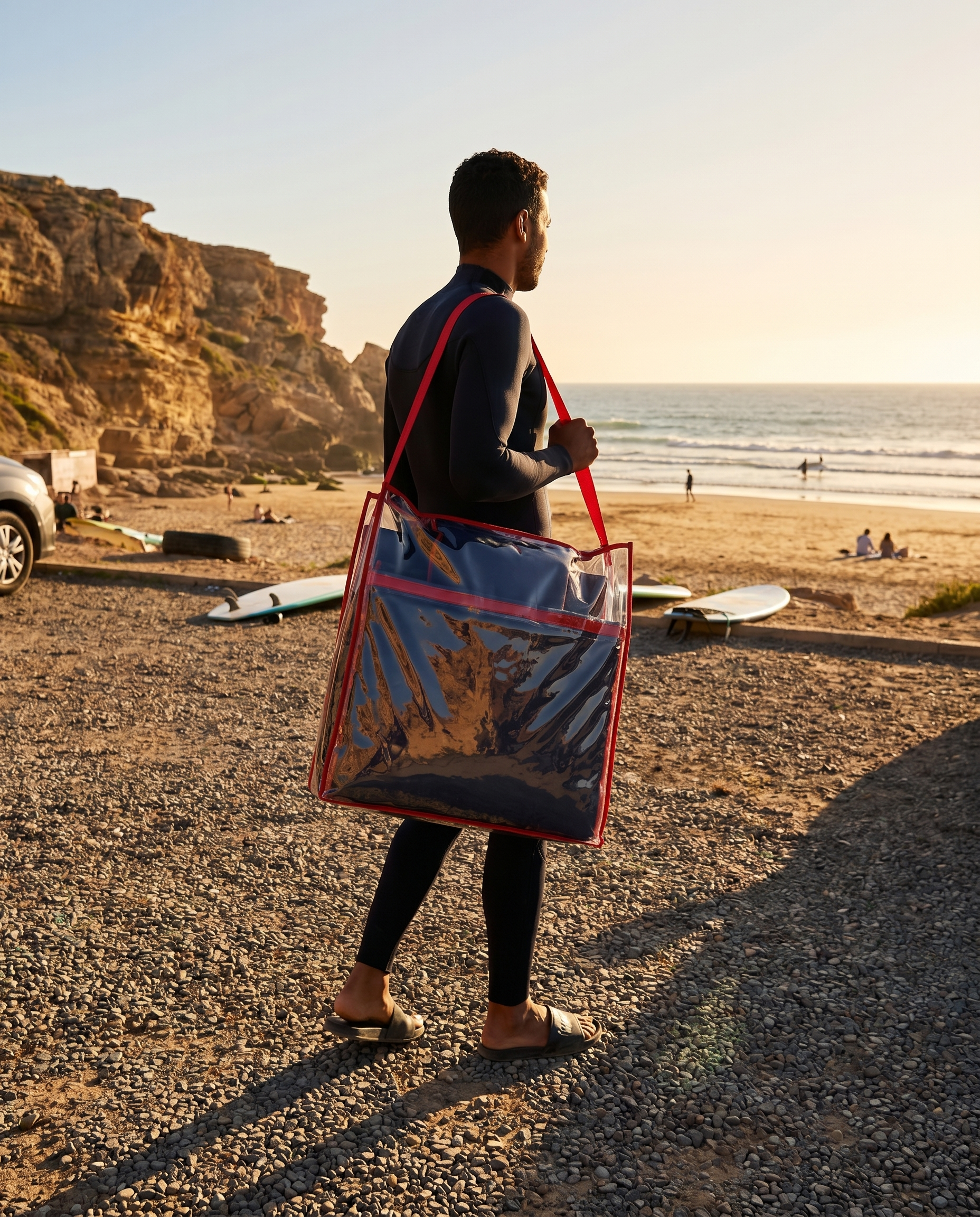 Atlas Lounge™ – Tapis de Plage Premium avec Ombre Intégrée